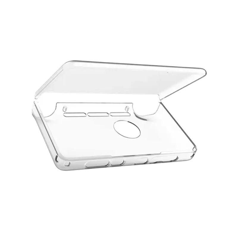Transparent TPU shell phone case with precise button and port cutouts for ayn thor accessories case and TPU grip set