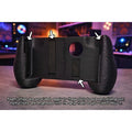 Black rubberized grip for Ayn Thor ergonomic gaming controller case with textured hexagonal patterns and foam strip slots