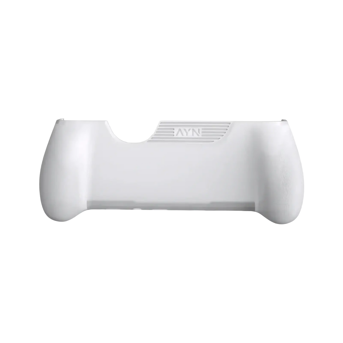 White plastic game controller grip from ayn thor protective case and grip accessory kit with ergonomic design and textured ridges