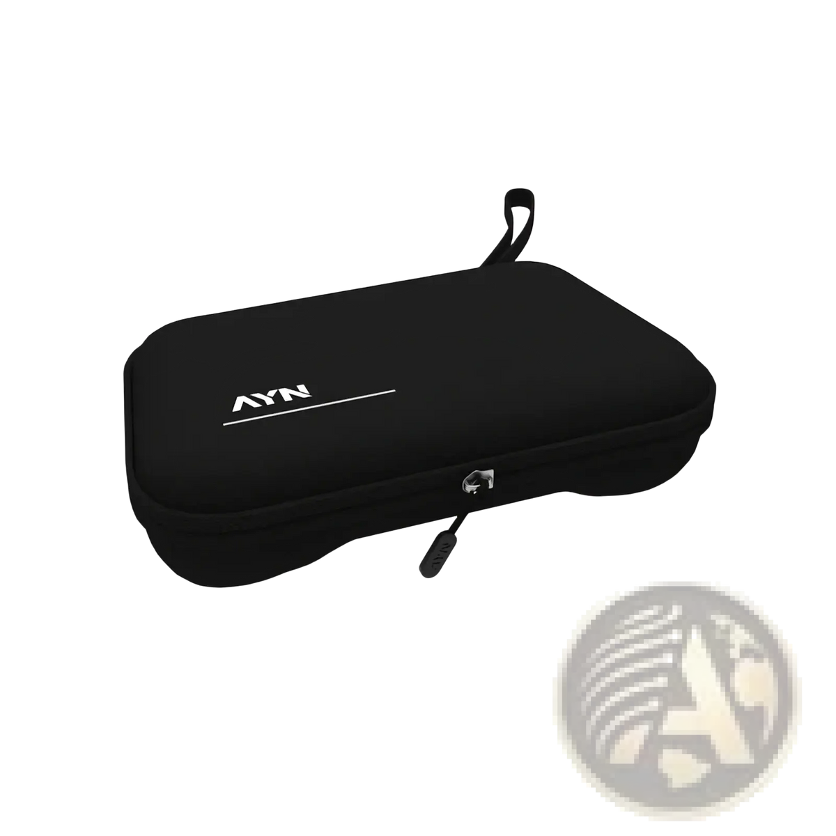 Black ayn thor protective case with zipper closure and handle designed for grip accessory kit storage and transport