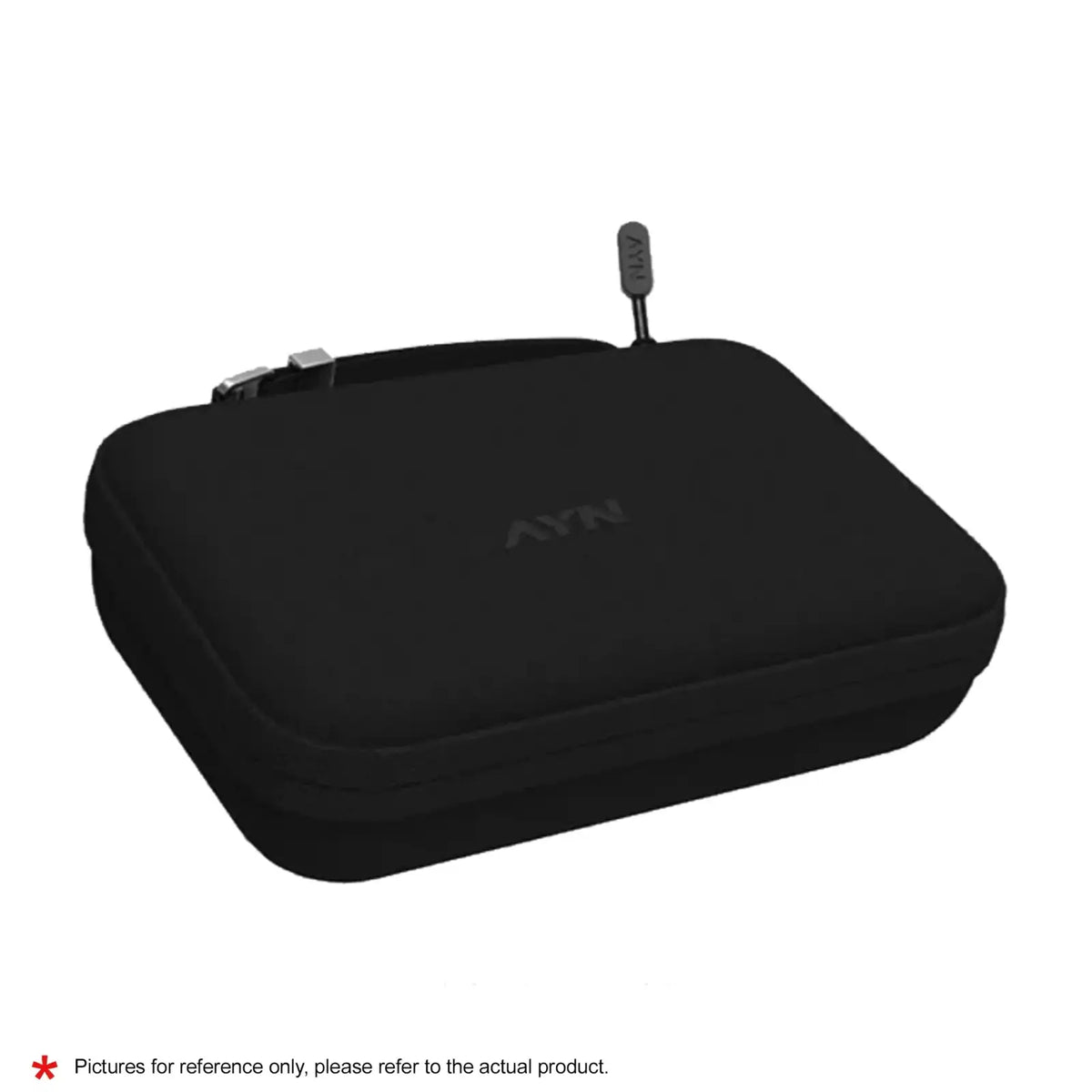 Black ayn ayn thor protective case and storage bag set with zipper closure handle and durable exterior material