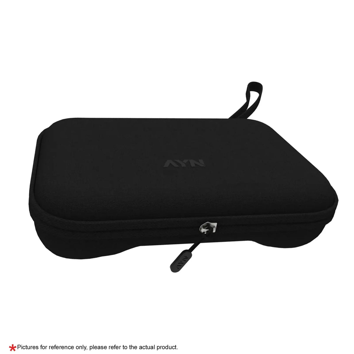 Black ayn Thor protective case with zipper closure and carrying handle for secure storage and transport