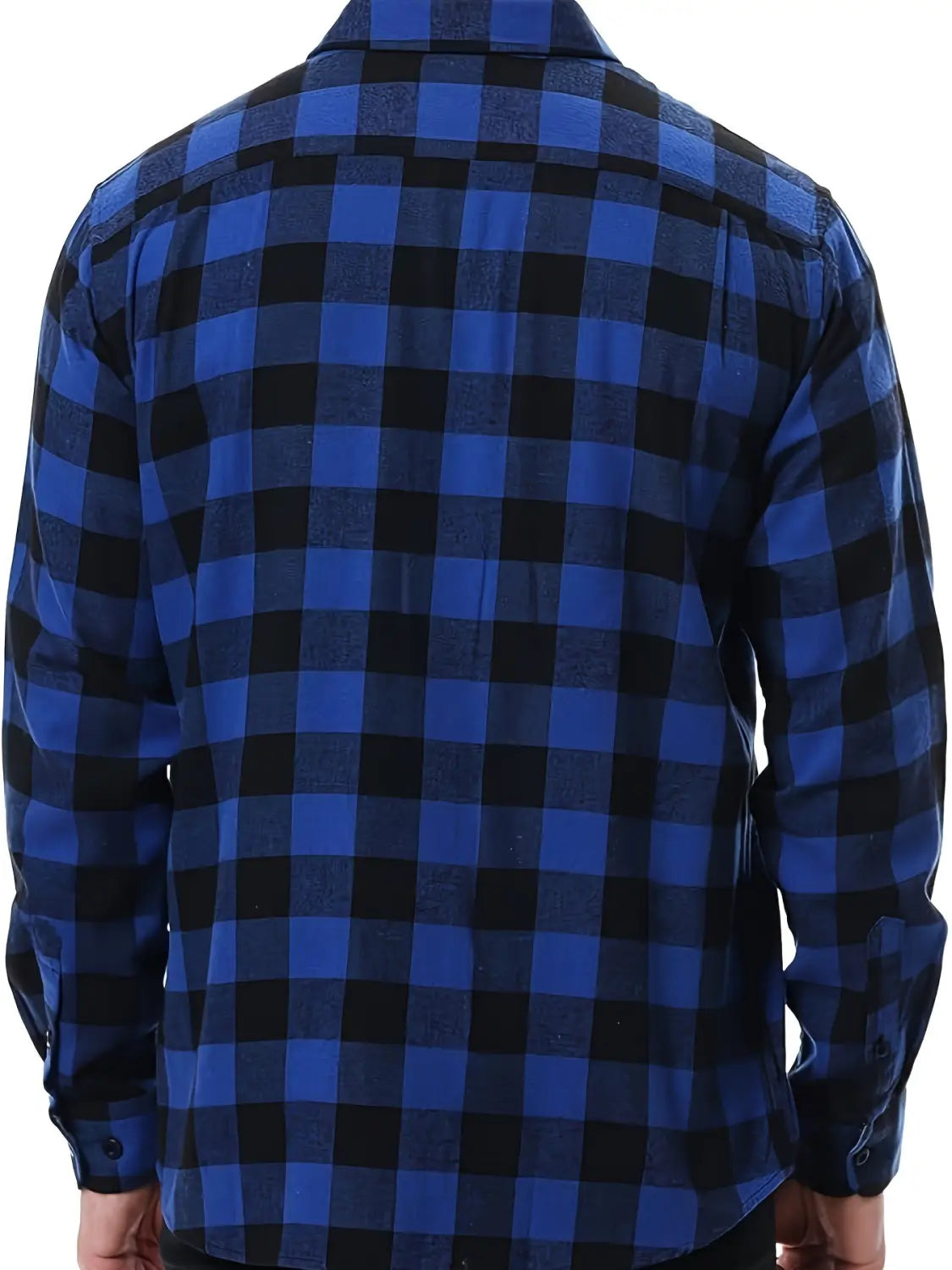 Men’s Slim Fit Plaid Flannel Button Up Shirt