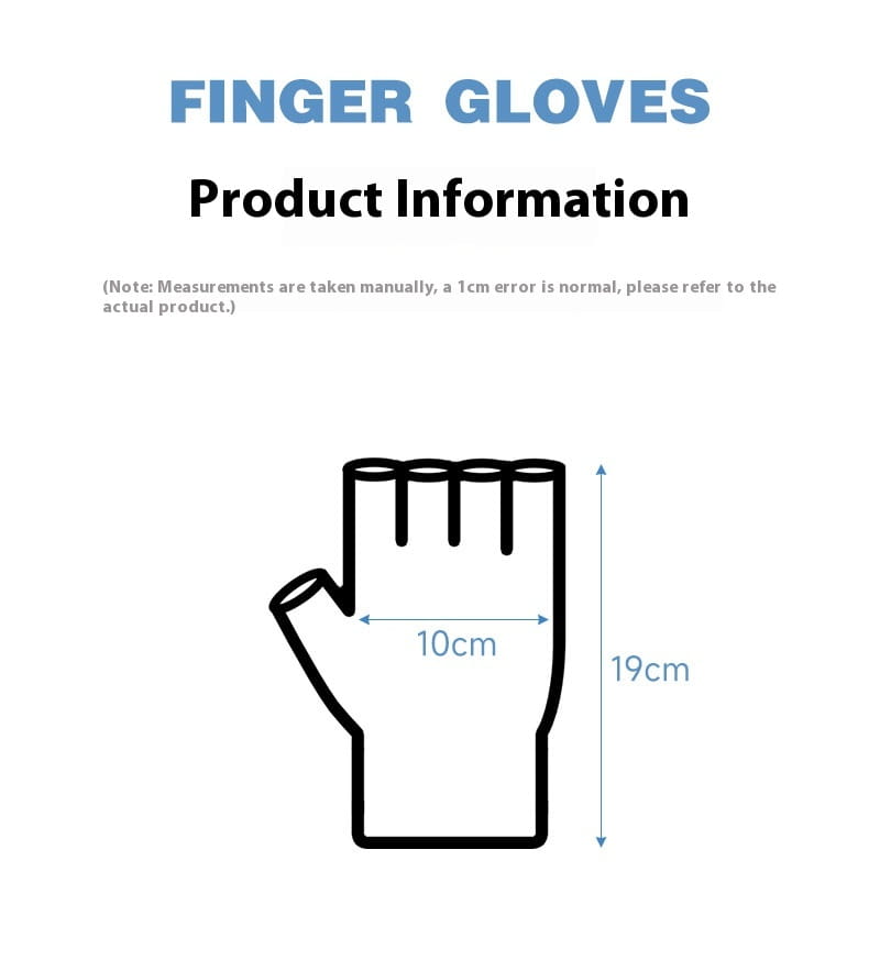 Atmungsaktive weiße Baumwoll-Handschuhe ohne Finger (Fingerless) mit schlichtem, minimalistischen Design und ohne sichtbare Markenkennzeichnung oder Muster, von der Rückseite gezeigt.