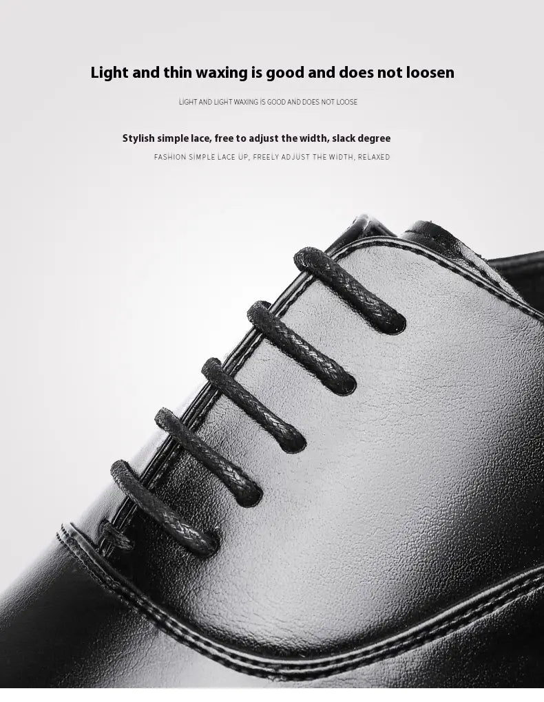 Chaussure Oxford en cuir pour homme noire au design minimaliste élégant et aux détails de couture discrets, style habillé japonais.