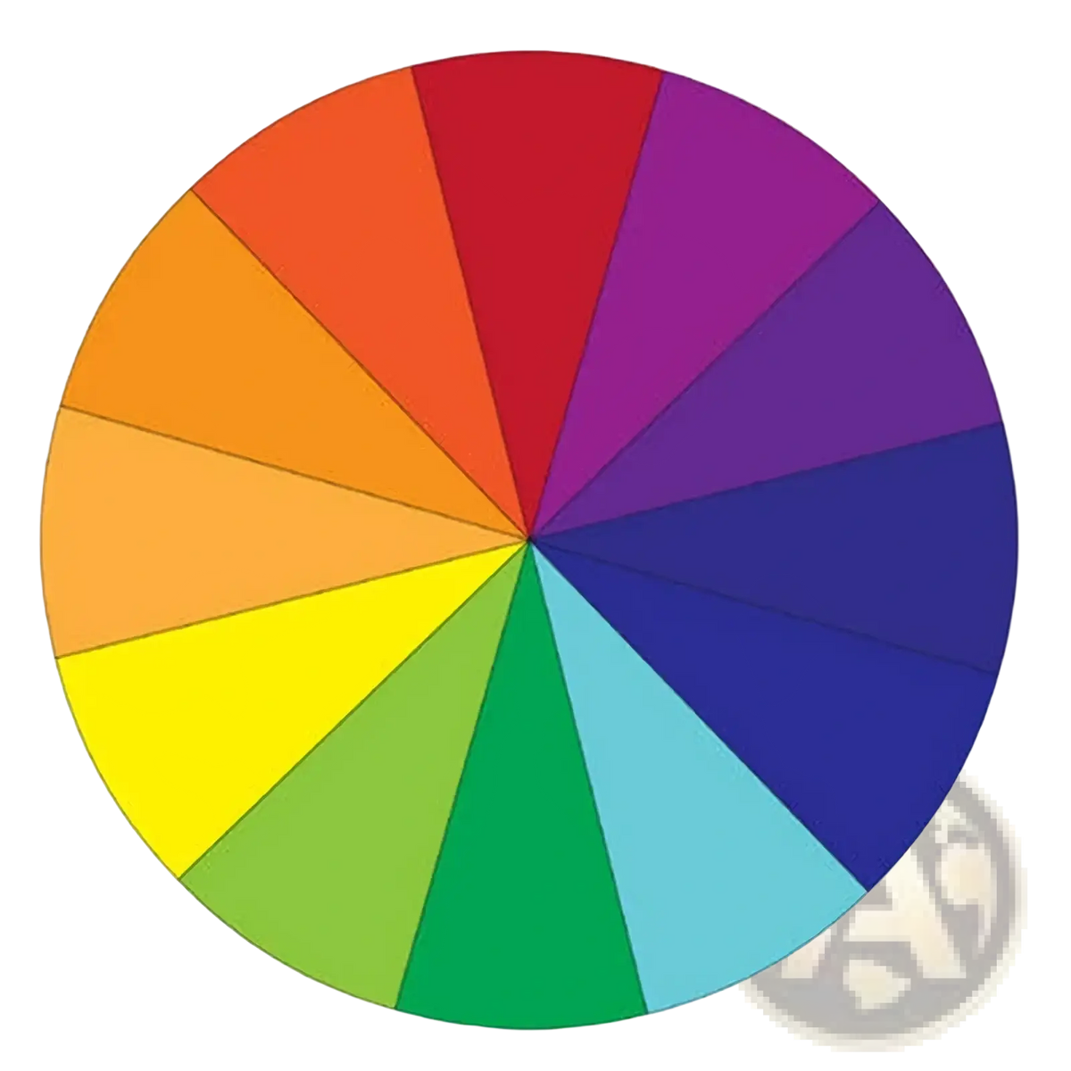A circular color wheel displaying vibrant hues for easy color selection on a baby medicine dispenser syringe dropper