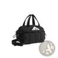 Bagsmart large black nylon crossbody shoulder bag with dual top handles and detachable adjustable strap