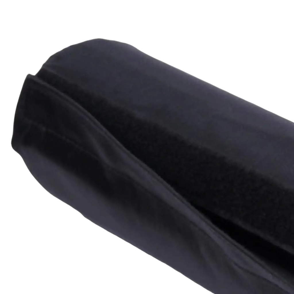 Black velvet fabric roll used as the soft material for barbell squat pad neck and shoulder protector