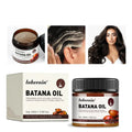Lakerain batana oil hair smoothing conditioner in a brown glass jar with black lid for thicker fuller hair 100ml