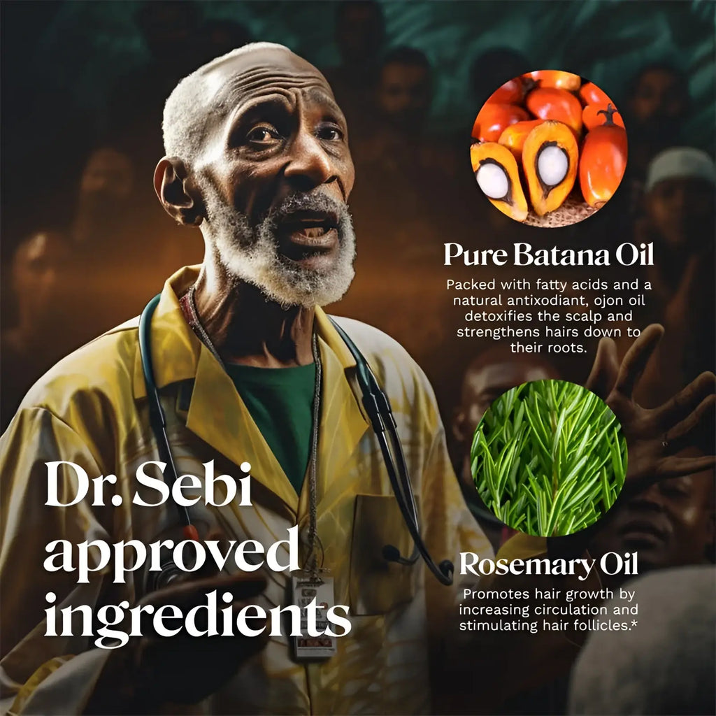 Dr batana oil hair growth serum bottle with natural oil formula for all skin types visible on front label