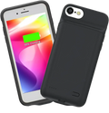 Black battery case for iphone se 2020 8 7 6 6s with sleek minimalist design and integrated charger case port