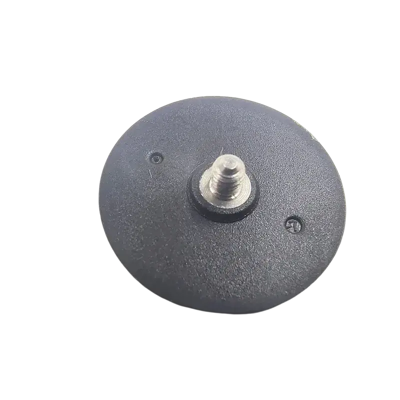 Black circular mounting plate battery cover for nothing cmf phone 2 pro housing with central silver screw and side holes
