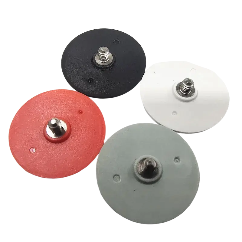 Battery cover adhesive pads for Nothing CMF Phone 2 Pro housing in black white red and gray with metallic screw centers