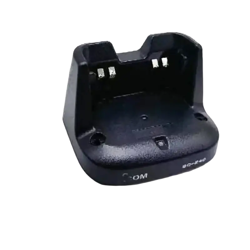 Black plastic bc-240 desktop charger cradle for motorola radio model 80-469 walkie talkie minimizing shipping time and excise taxes