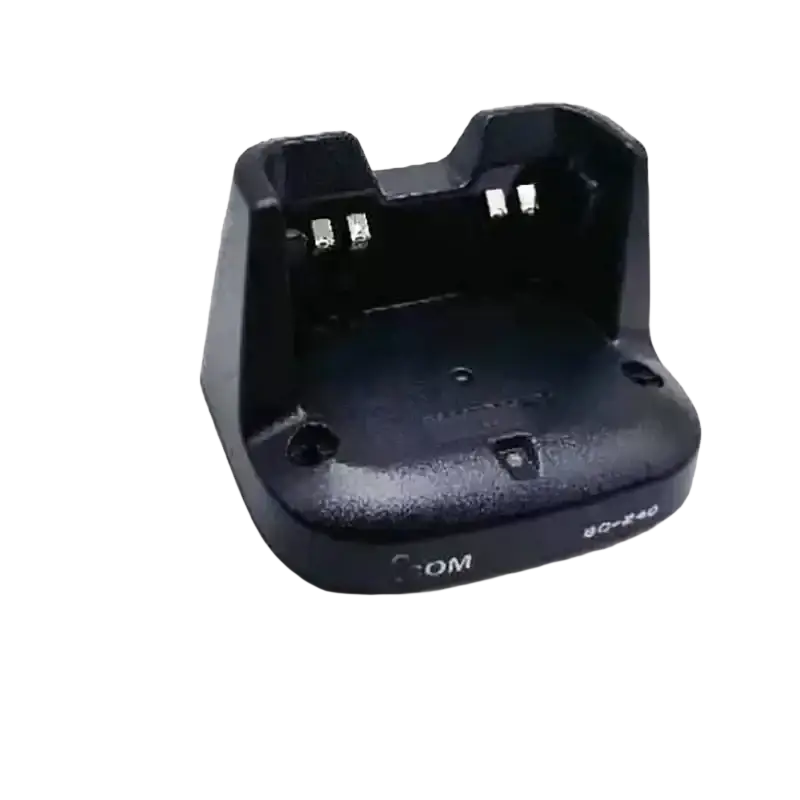 Black plastic desktop charger cradle for motorola uc-240 walkie talkie with efficient shipping time