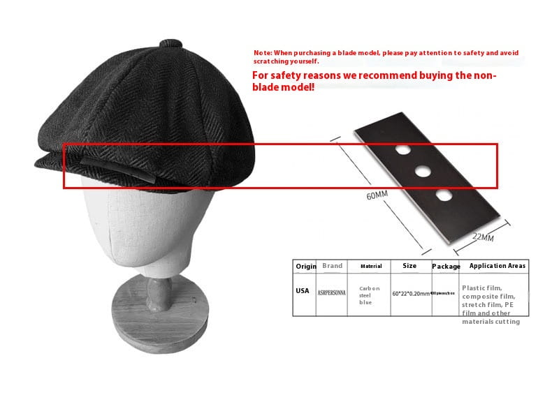 Black herringbone-patterned woolen octagonal flat cap showcasing its textured fabric and classic design.