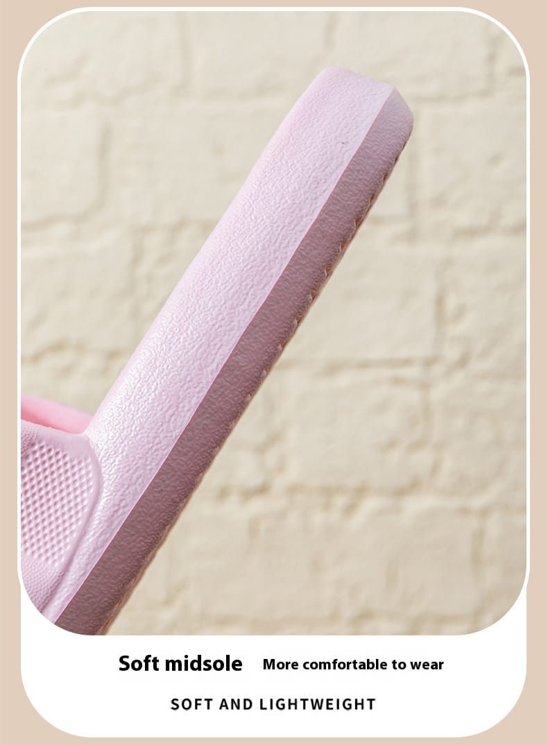 pink slip-on quilted eva breathable slide sandal with soft lightweight midsole and textured rubber outsole