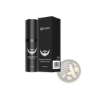 Black mf-gng beard growth activator serum in a sleek 30ml bottle with matching packaging from beard growth kit set