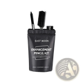 Black beard pencil enhancement kit featuring a pencil, sharpener, and brush in sleek black packaging