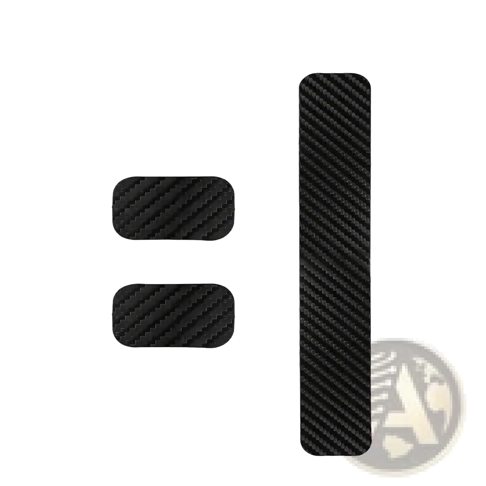 Black carbon fiber textured adhesive bike chain protector pvc frame guard for car or phone accessories