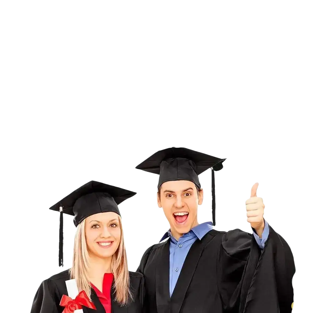 Black graduation cap with tassel featured in black gold happy graduation banner for celebratory decoration