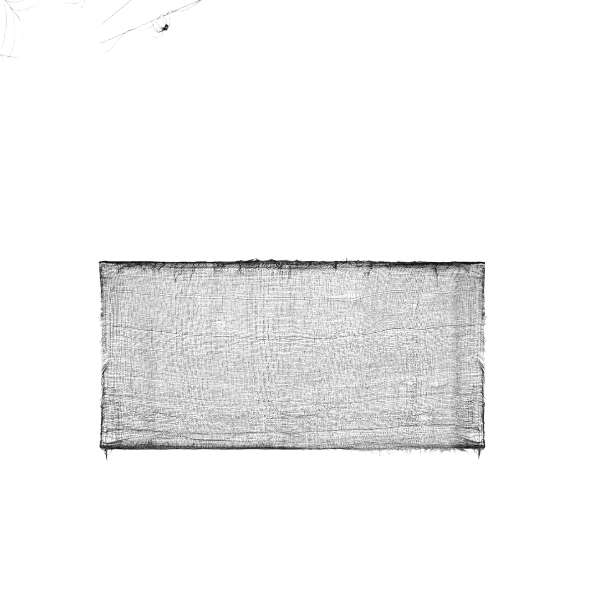 Gray textured fabric backdrop with black gauze spiderweb and spider decorations for party halloween april use