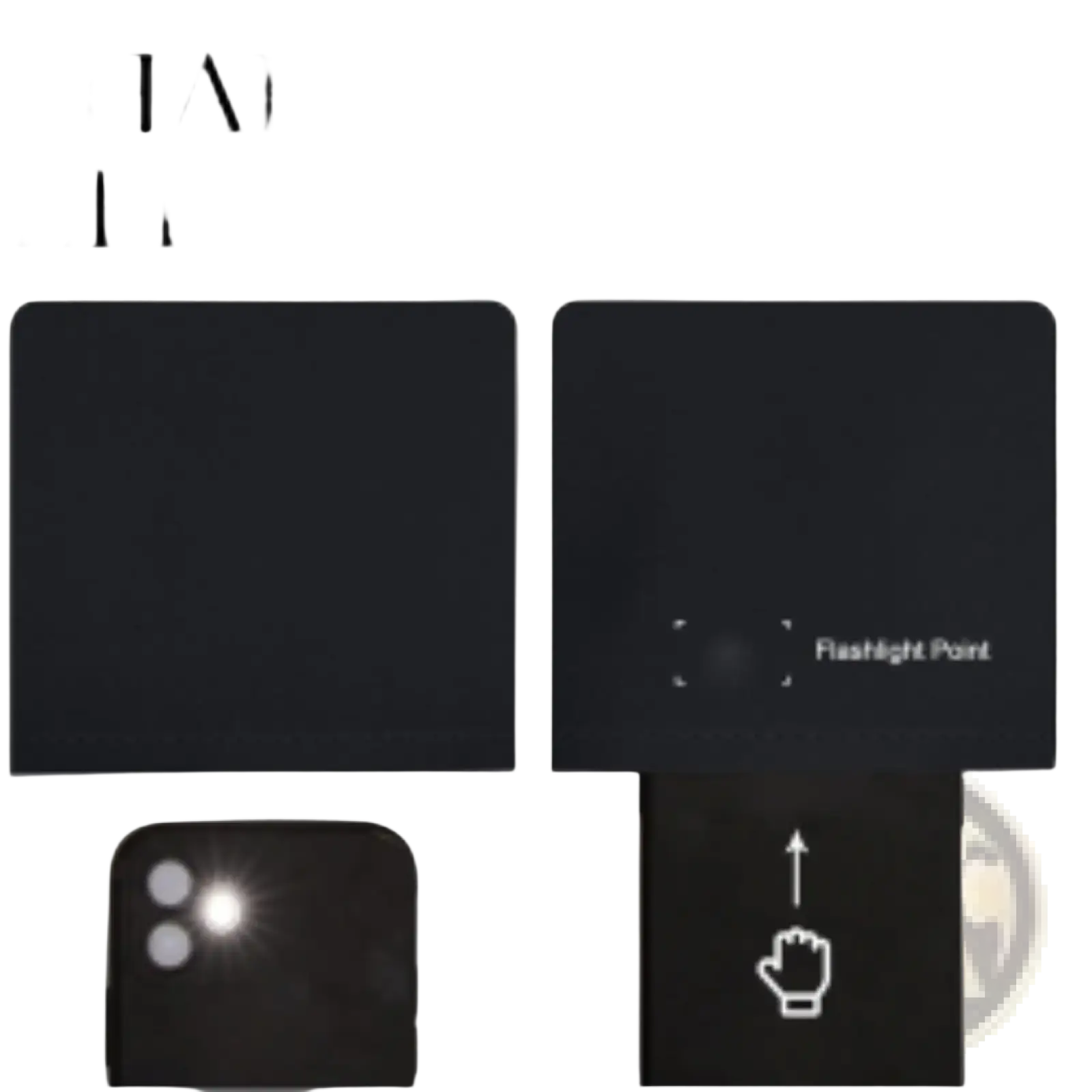 Black smartphone screen protector with 99 percent blackout effect designed for iphone models shown on blackout curtains packaging