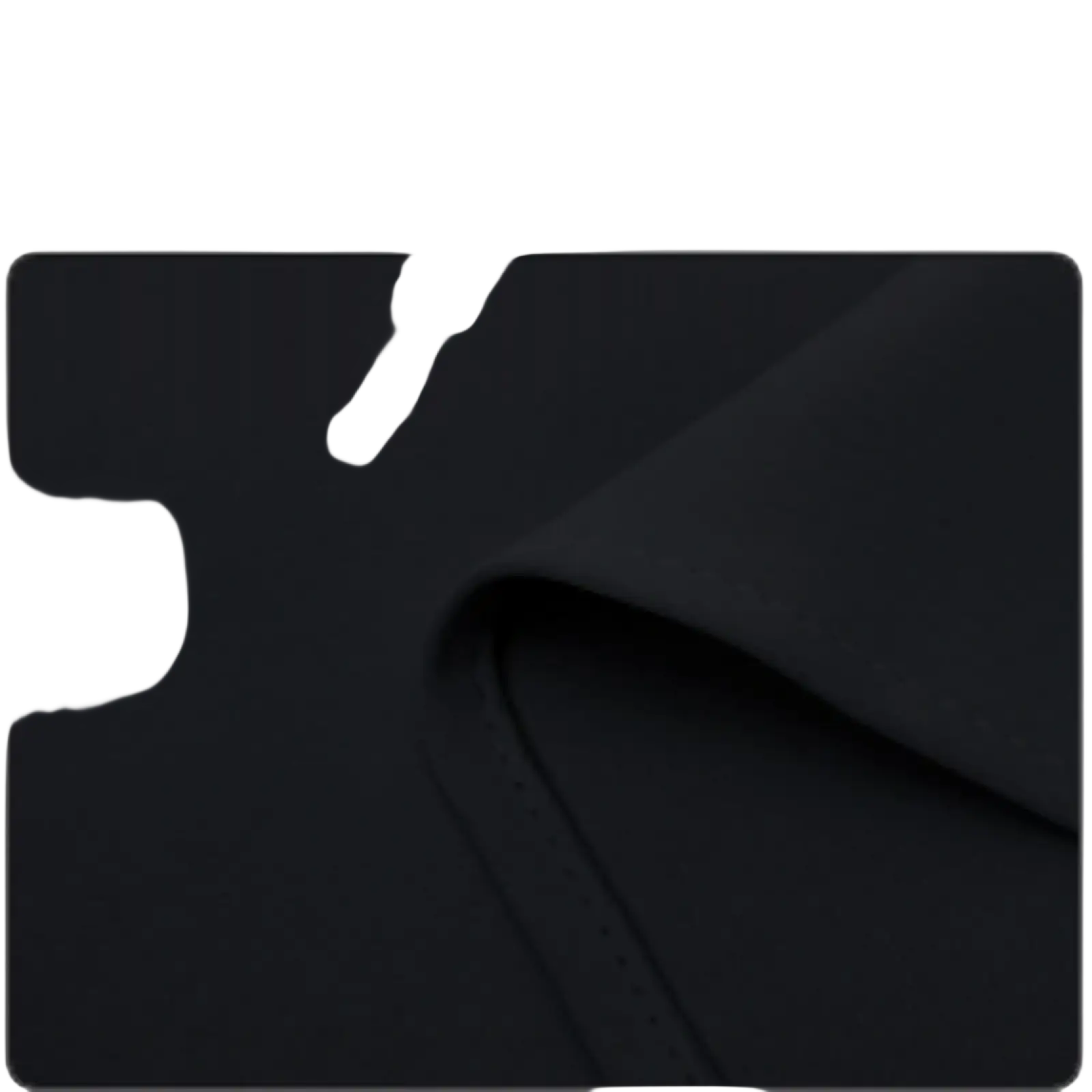 Black fabric with precise hemming on the edge of blackout curtains 3 layer grommet pair 132cm x 114cm