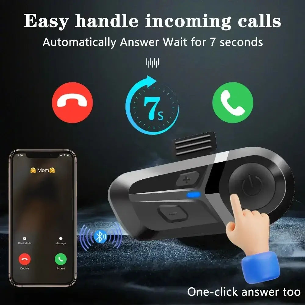 Black and silver bluetooth motorcycle helmet headset with blue accent lighting for waterproof music player use