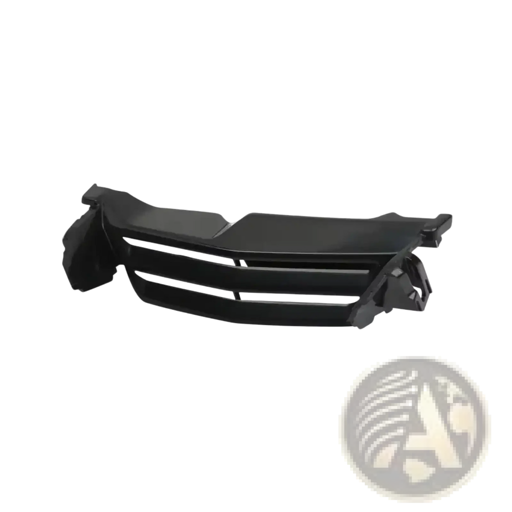 Black plastic front grille with horizontal slats and integrated mounting brackets for bmw r1200gs r1250gs running lamp cover