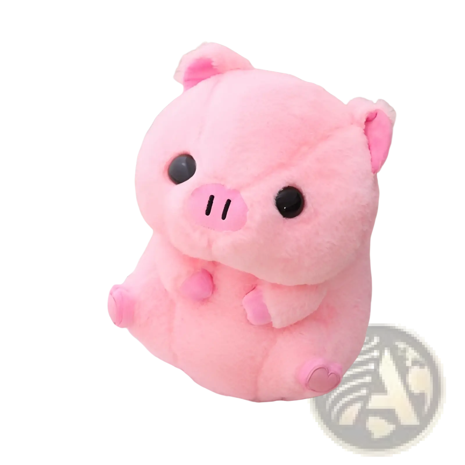Pink boba milk tea plush toy soft stuffed hugging pillow with fluffy texture and black button eyes