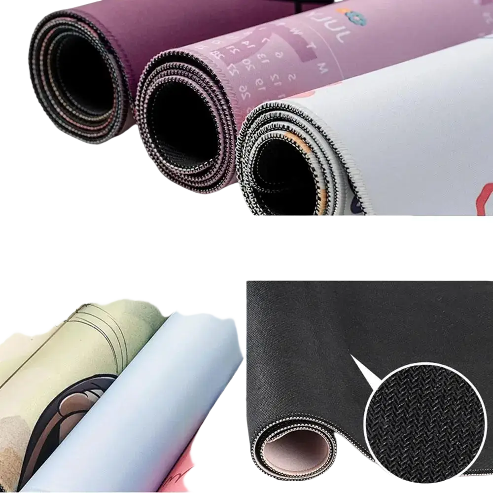 The Boondocks mouse pad gaming rubber mat features purple and white rolled design with precise seam detailing