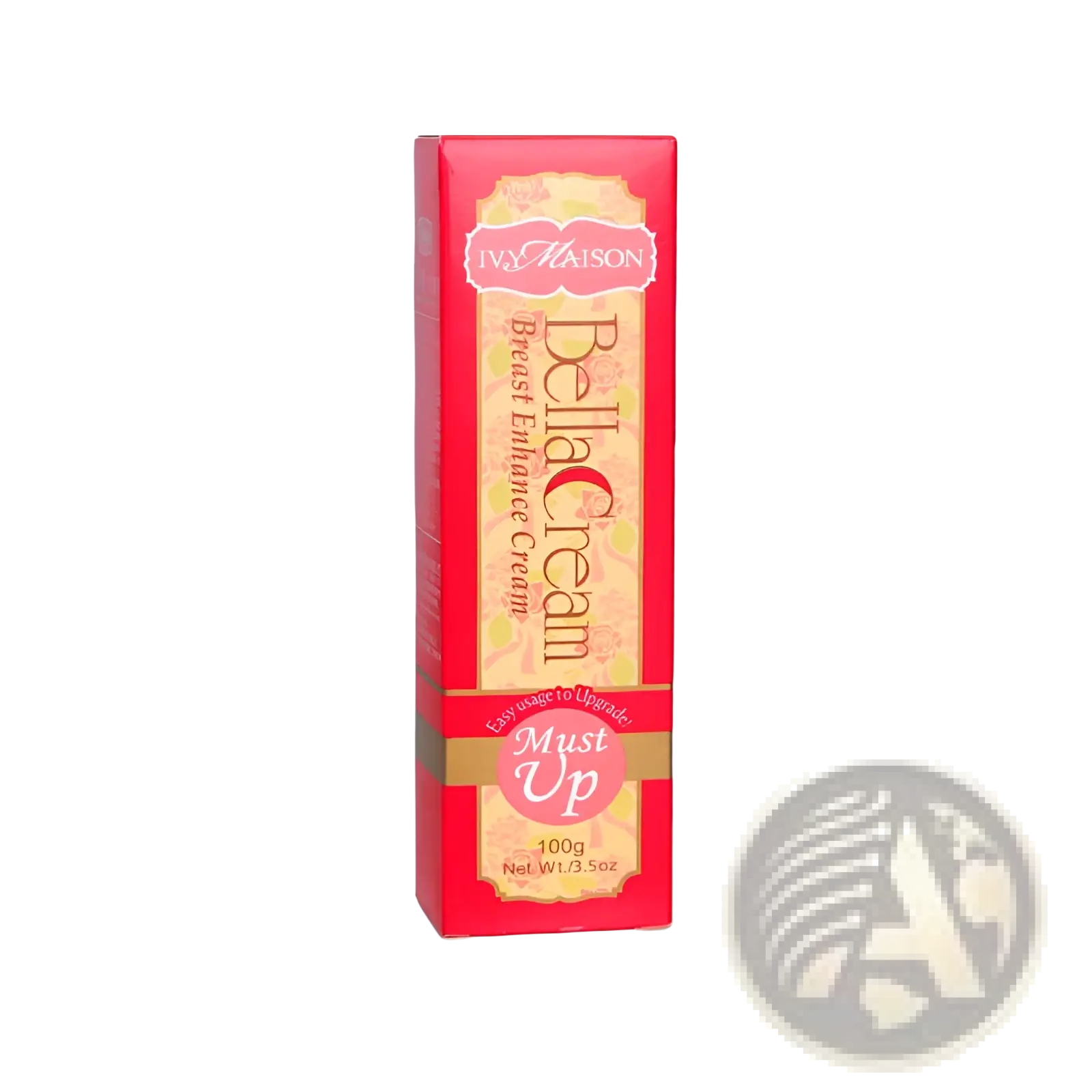 Breast enhancer cream ivy maison bella moisturizer in a vibrant red box with gold and pink accents 100g