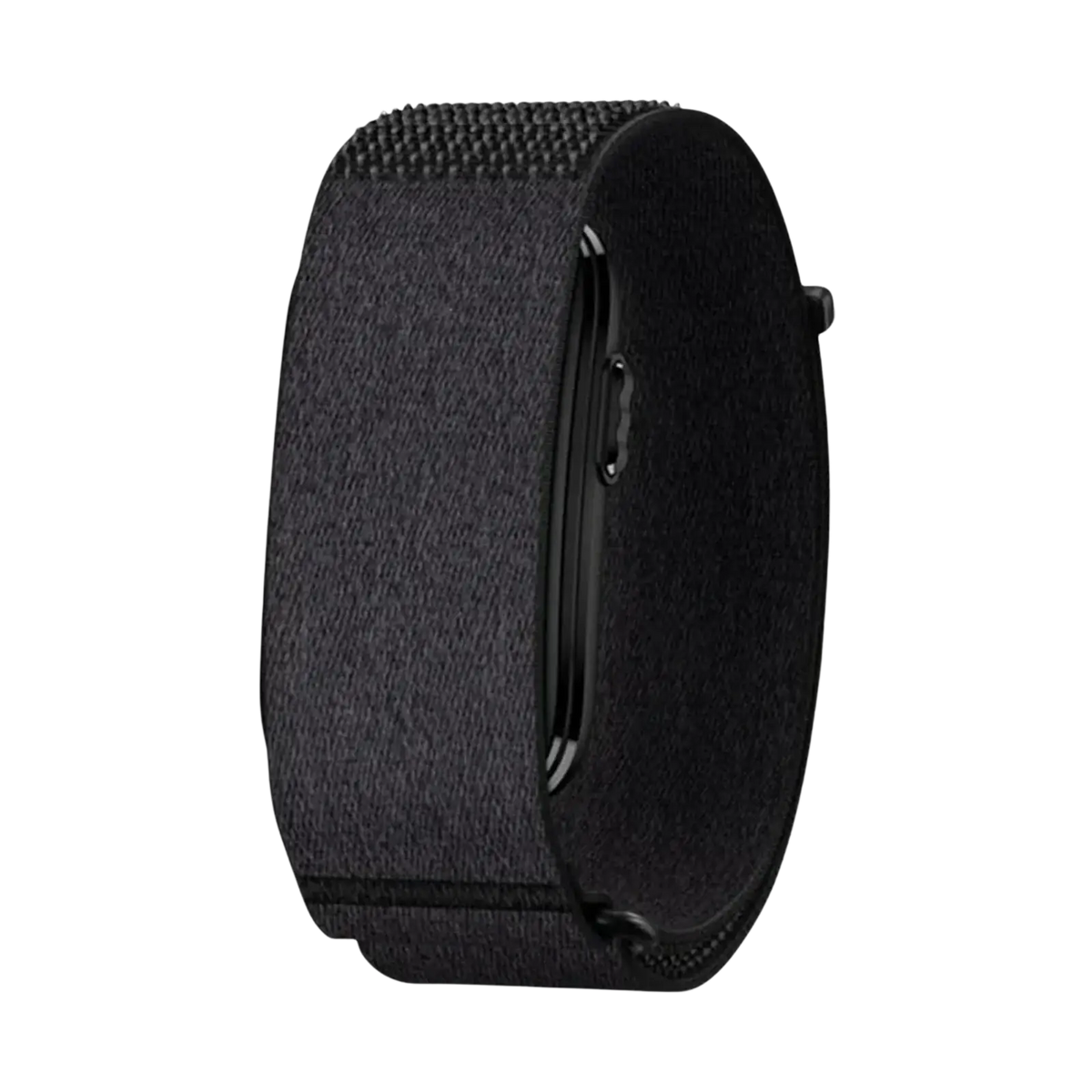 Black breathable replacement strap made of textured nylon for cirqa smart band adjustable sport watch strap