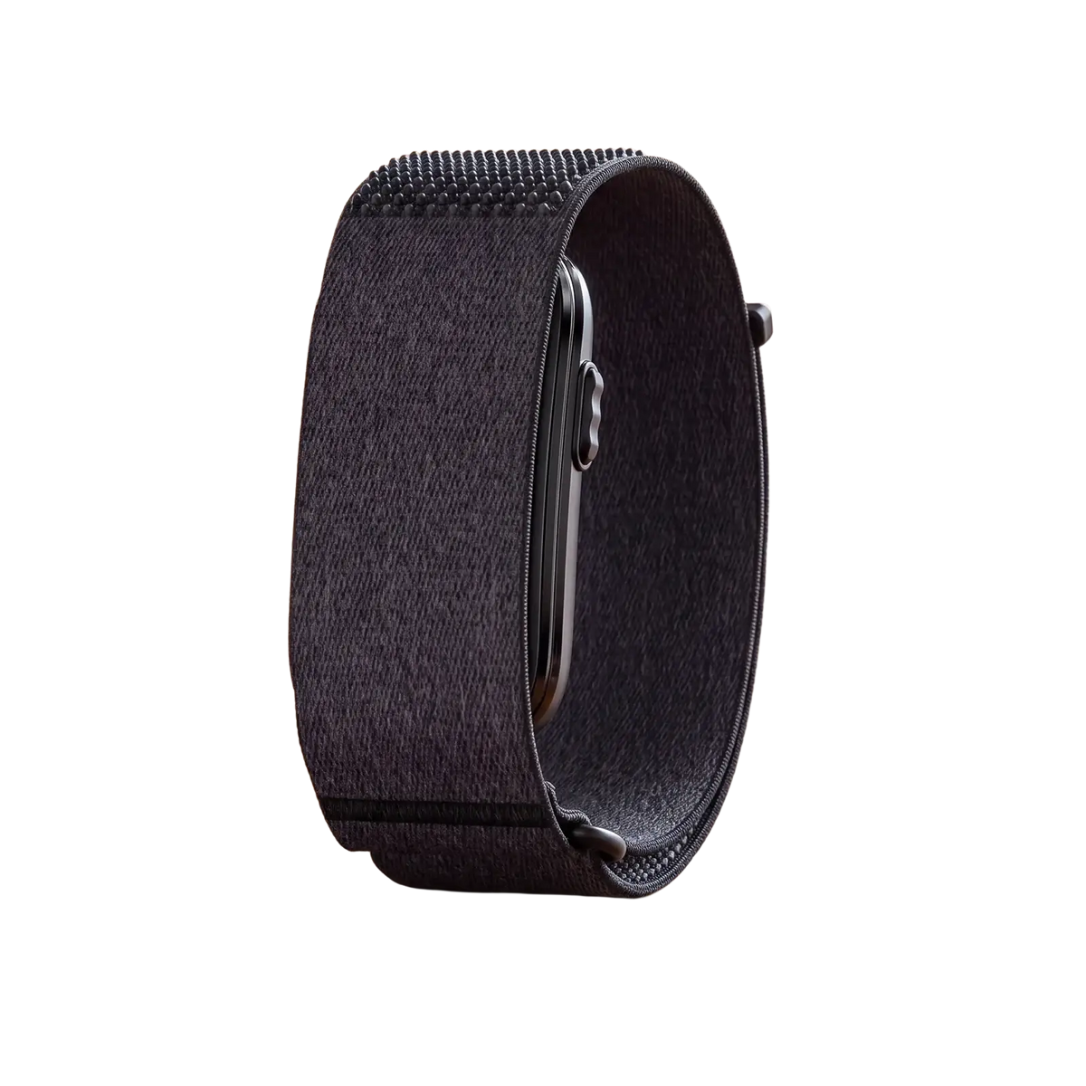 Black woven breathable replacement strap with magnetic clasp for cirqa smart band adjustable sport watch strap