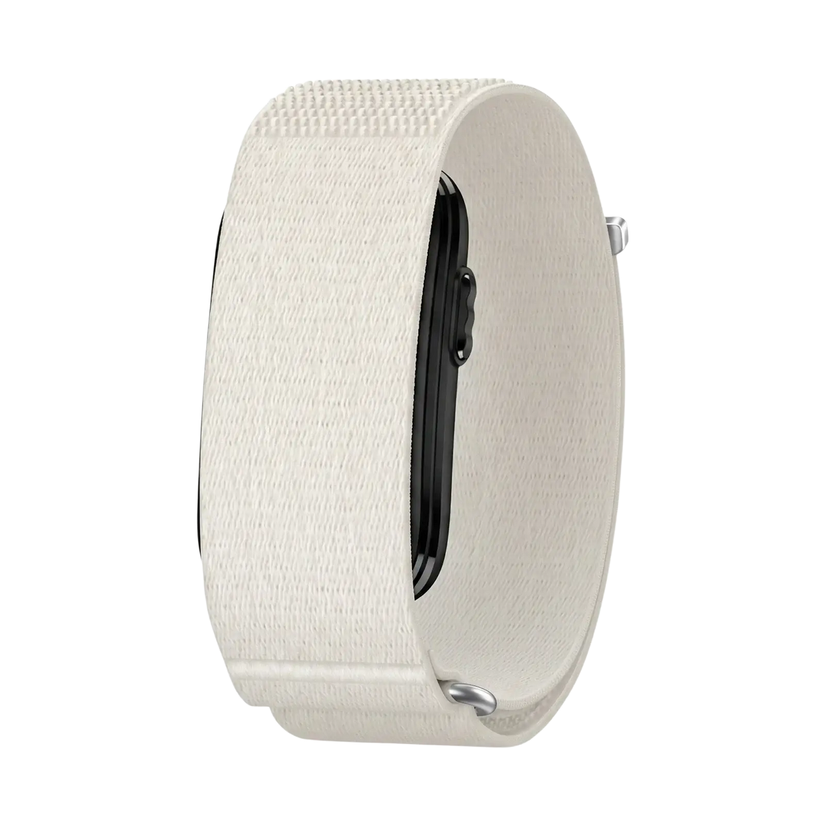 Cream-colored breathable replacement strap made of woven nylon for adjustable sport watch Cirqa smart band