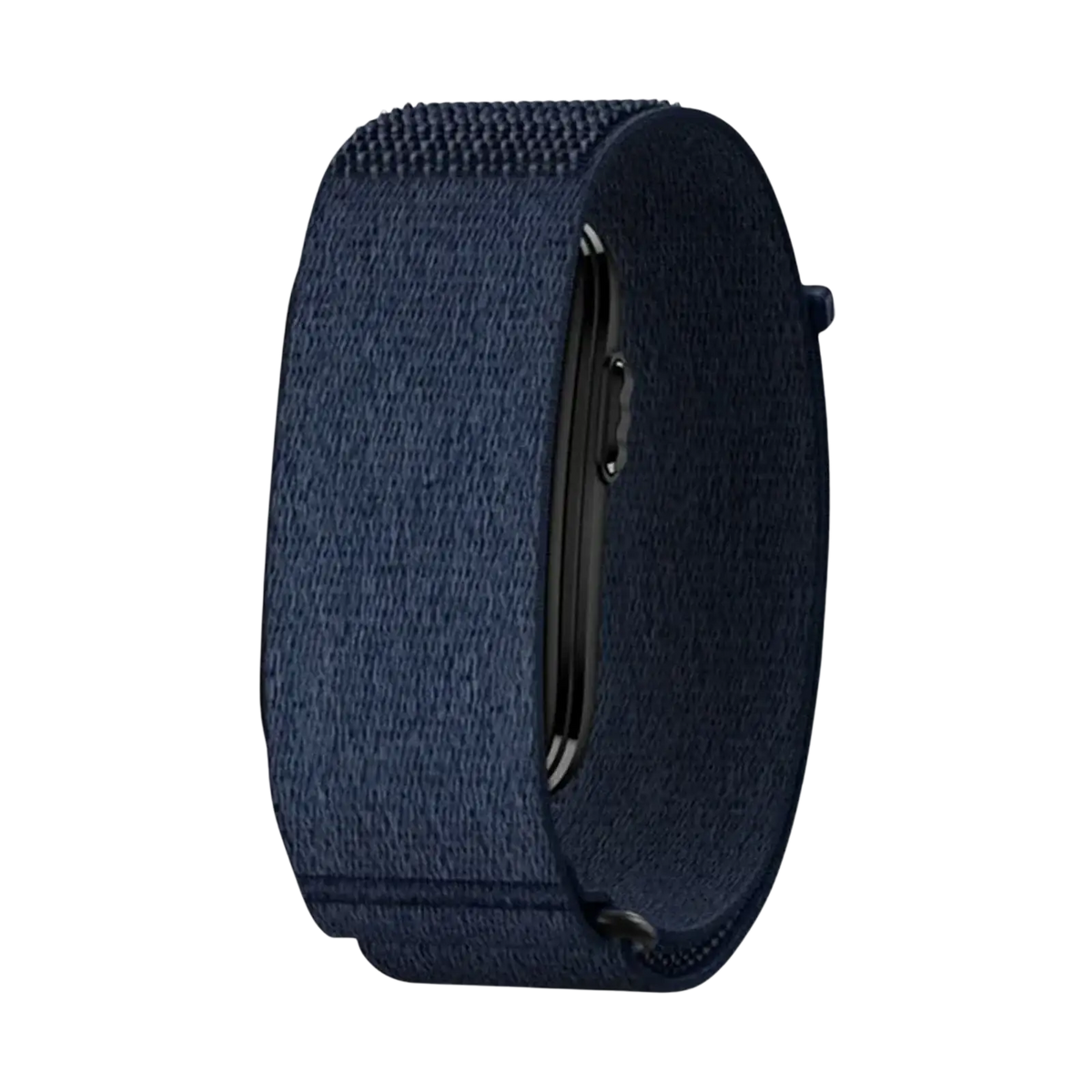 Dark blue breathable replacement strap made of woven nylon with metallic buckle for cirqa adjustable sport watch