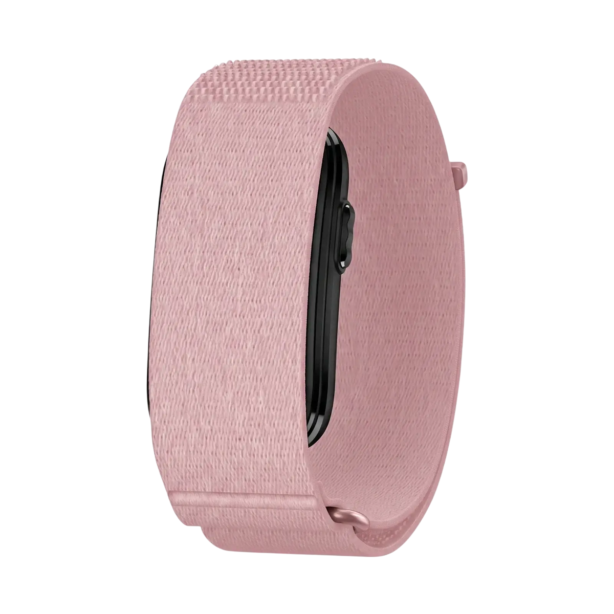 Pink breathable replacement strap made of woven nylon for cirqa smart band adjustable sport watch strap