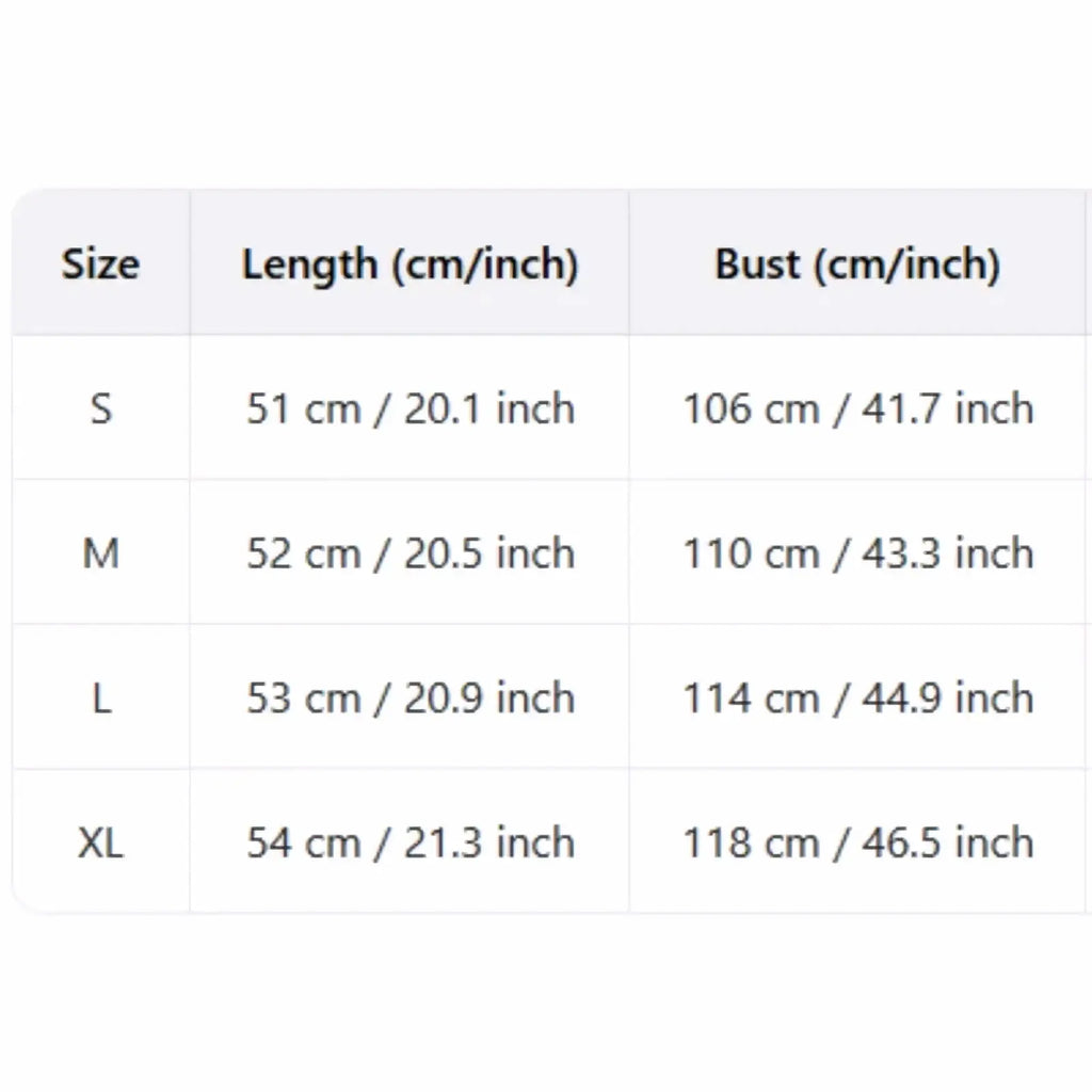 Size chart for brown leather vest women retro buttoned outerwear showing measurements in cm and inches sizes s to xl