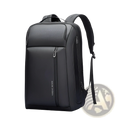 Black mark-ivden business travel backpack sleek oxford laptop bag in black with multiple zippered compartments and modern design