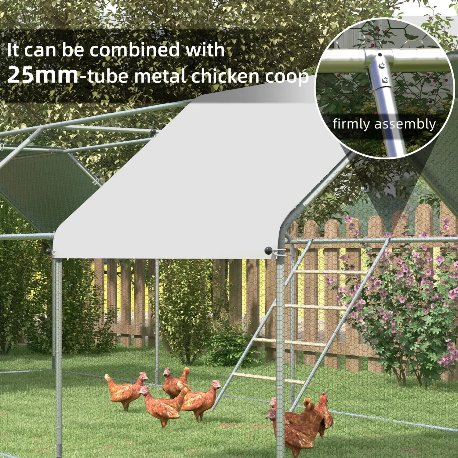 Chicken Roosting Bar 4 Tier Steel Jungle Gym Coop