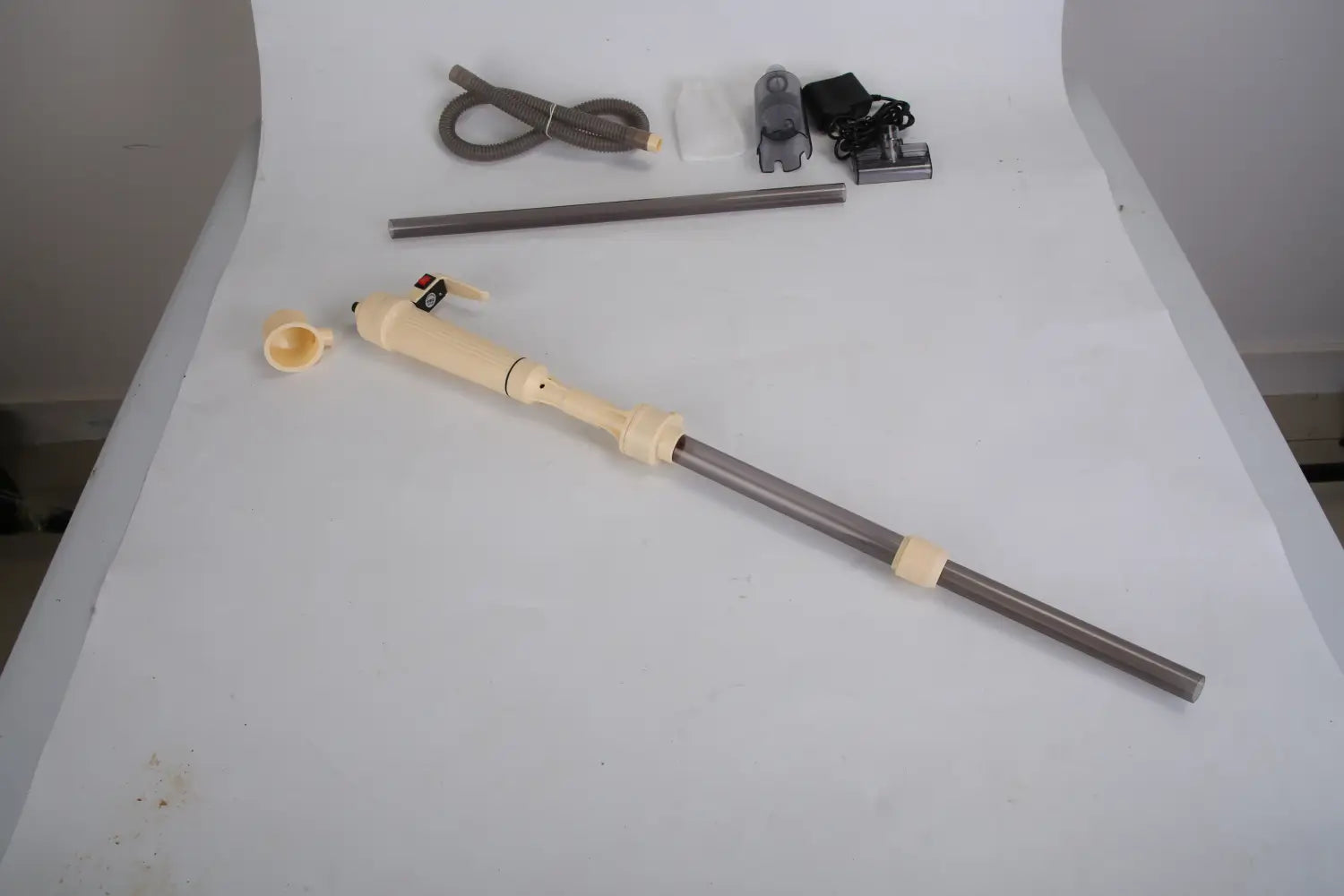 Kit limpiador de grava para acuario eléctrico con adaptador