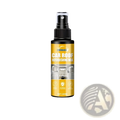 A sleek black 100ml zhenguide car interior detailing spray and leather cleaner with vibrant yellow label for refinishing