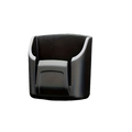 Black plastic car key organizer dashboard storage box with a sleek modern design and smooth edges cup holder