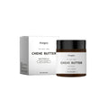 Hoegoa chehe butter castor oil nourishing hair mask in a sleek brown jar with black lid and minimalist white box packaging
