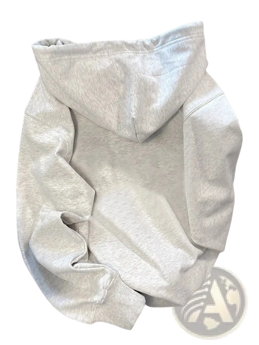 Cat print zip up hoodie in soft heathered gray with thick cozy texture and ribbed cuffs for warmth and comfort