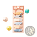 A set of 180 cat sticky notes memo pad stickers in pastel colors with different feline designs on pink card backing