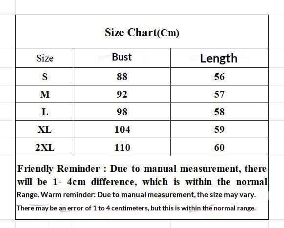 Size chart for black sheer ruffled peplum blouse showing bust and length measurements in centimeters for sizes s through 2xl.