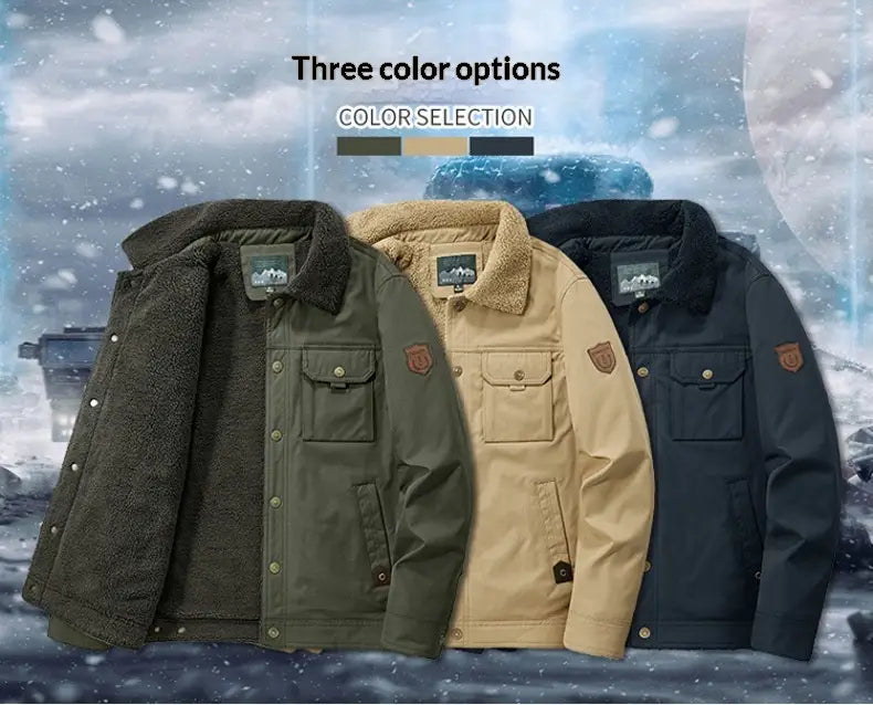 Veste boutonnée en matelassé à empiècements en velours côtelé à trois couleurs pour homme, avec fermetures boutonnées et poches à empiècements.