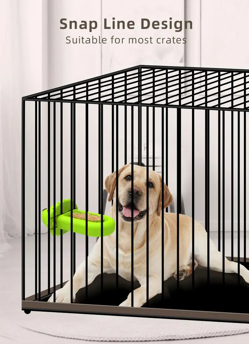 犬用クレート スロー フィーダー ゴム リック パッド トレーニング用具